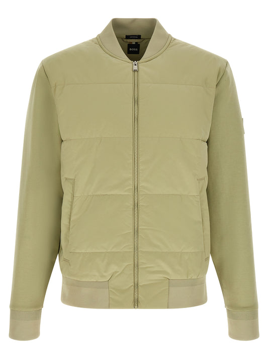 Sweatshirt by Hugo Boss for men in cotton polyester bicolour & green features an magnificent silhouette, showcasing a sophisticated and detail for a truly magnificent finish.