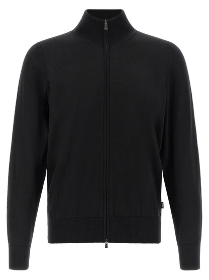 Hugo Boss Black Virgin Wool Cardigan