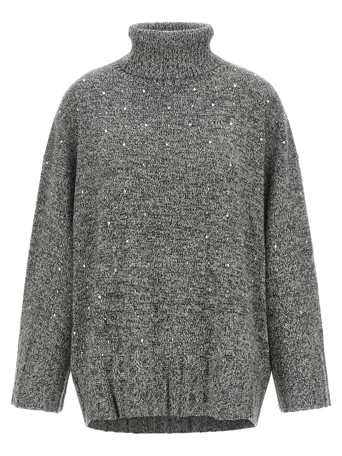 PINKO Gray Polyester Cardigan