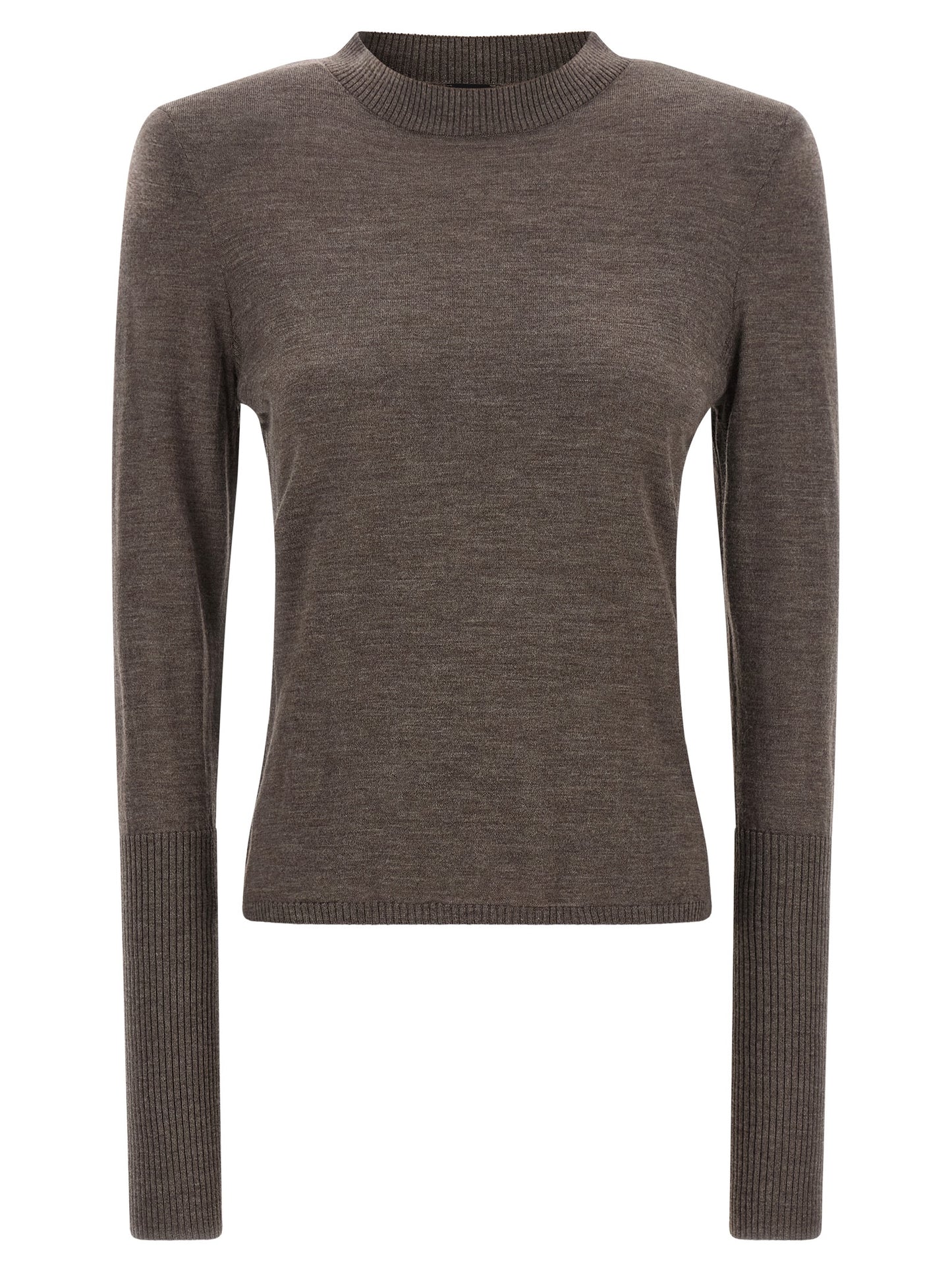 PINKO Brown Wool Cardigan