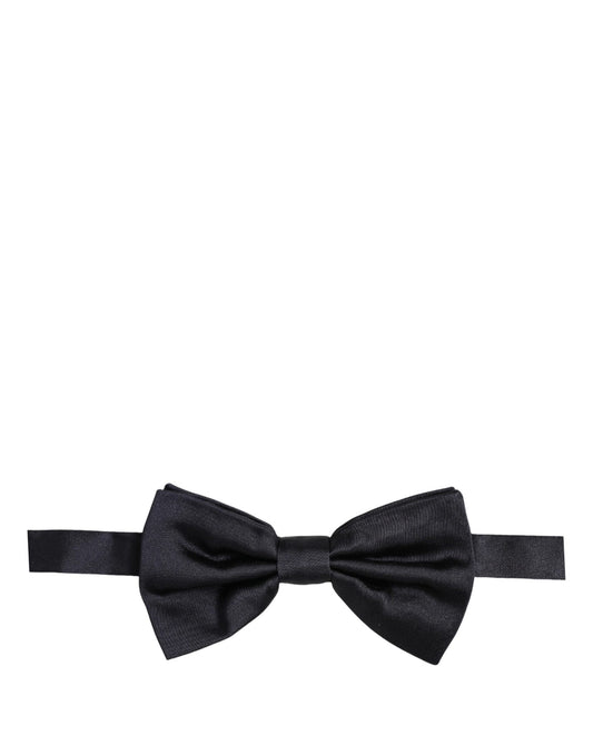 Necktie by Dolce & Gabbana for men in silk black features an effortlessly chic silhouette, showcasing a sophisticated effortlessly chic finish from the signature Silk Necktie collection.