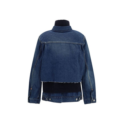 Sacai Blue Cotton Denim Jacket