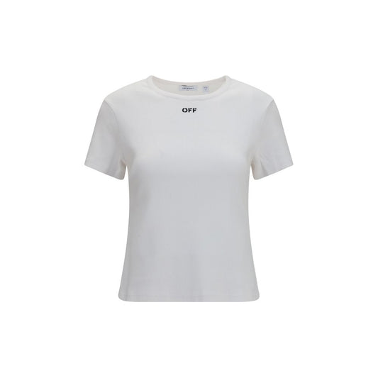 Off-White White Cotton T-Shirt