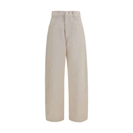 Rohe Beige Cotton Straight-Leg Jeans