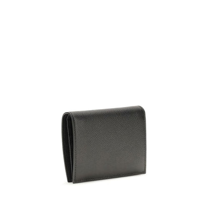 Cardholder Wallet by Ferragamo for women in bos taurus calf leather black & signature presents a refined silhouette, artfully capturing the essence of the Gancini Bos Taurus Calf Leather Cardholder Wallet design with sophisticated card-organization coin-purse for a refined look.