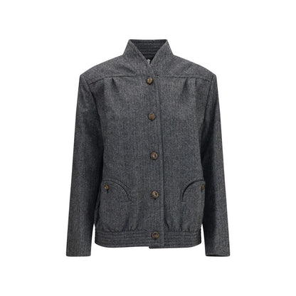 Blazé Milano Gray Wool Oves Aries Shell Jacket