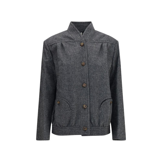 Blazé Milano Gray Wool Oves Aries Shell Jacket
