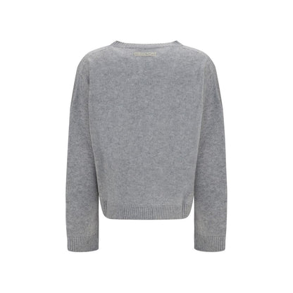 Fabiana Filippi Gray Cashmere Sweatshirt