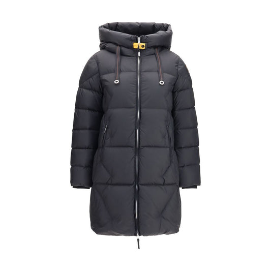 Parajumpers Black Goose Down Full-Length Jacket