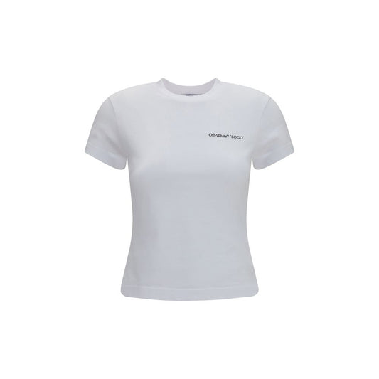 Off-White White Cotton T-Shirt