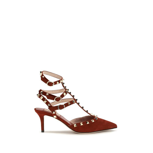 Valentino Garavani Multicolor Suede Leather High Heel Pumps