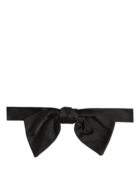 Dolce & Gabbana Silk Satin Necktie - Black