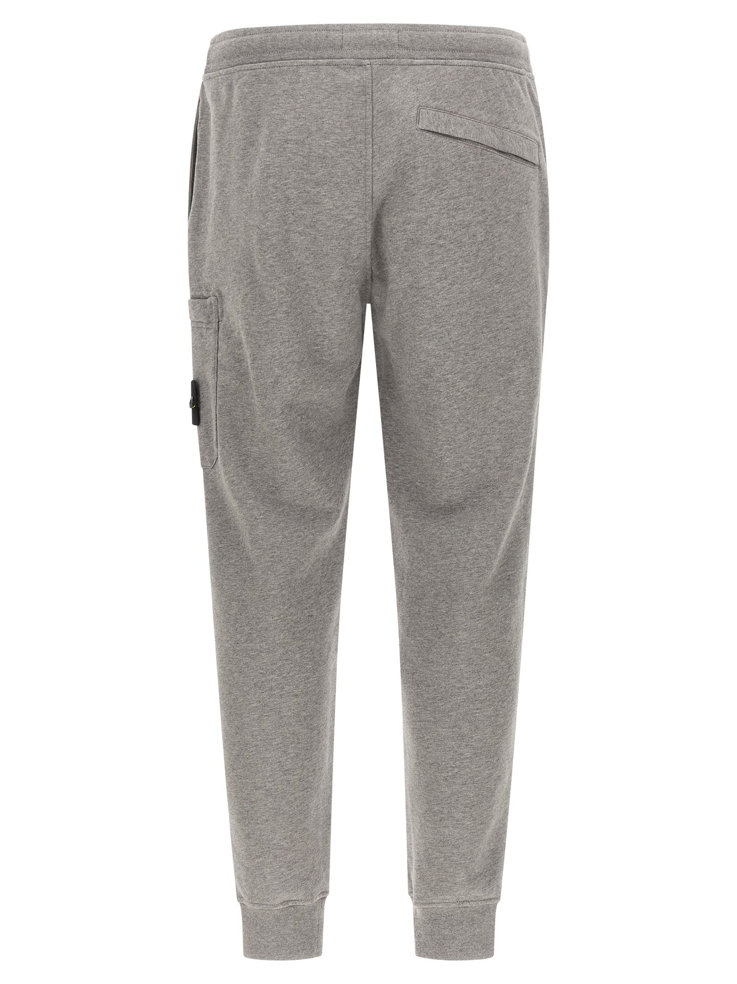 Stone Island Gray Cotton Joggers (Workout Pants)
