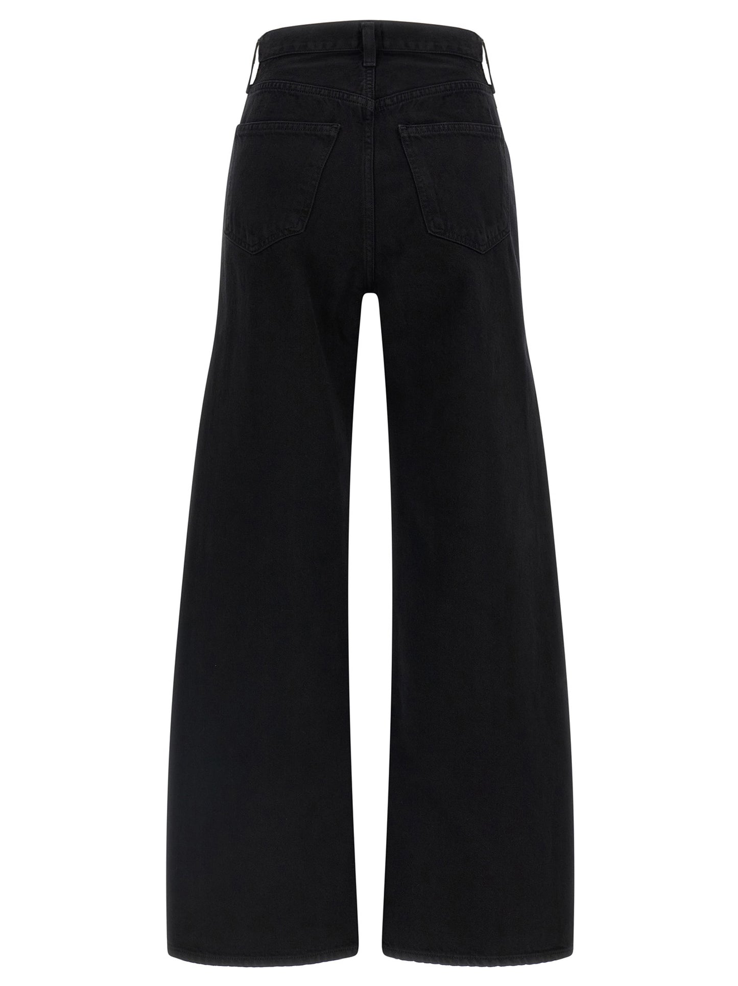 Agolde Black Cotton Jeans Denim