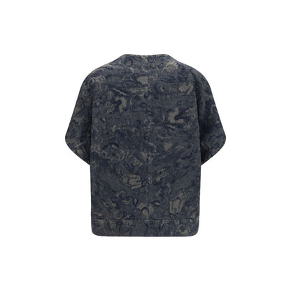 Giorgio Armani Blue Cotton Denim Jacket