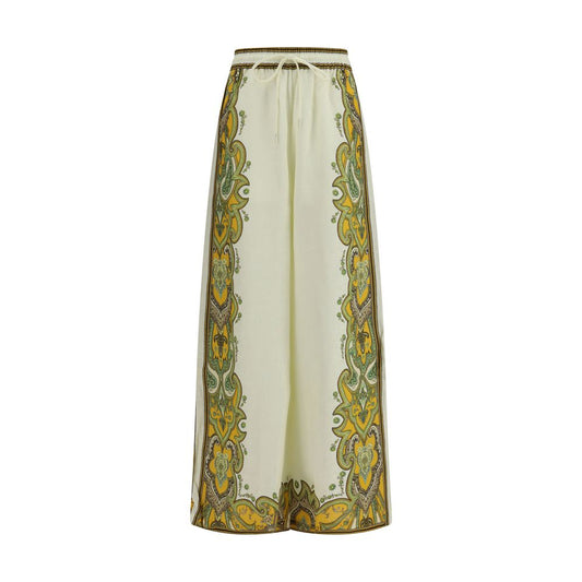 Alemais Beige Linen Casual Pants