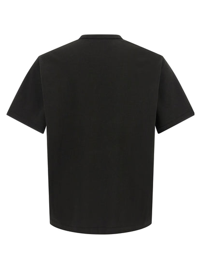 T-Shirt by Kenzo for men in cotton black, gold & signature features a plush silhouette, showcasing a sophisticated and for a truly plush finish.