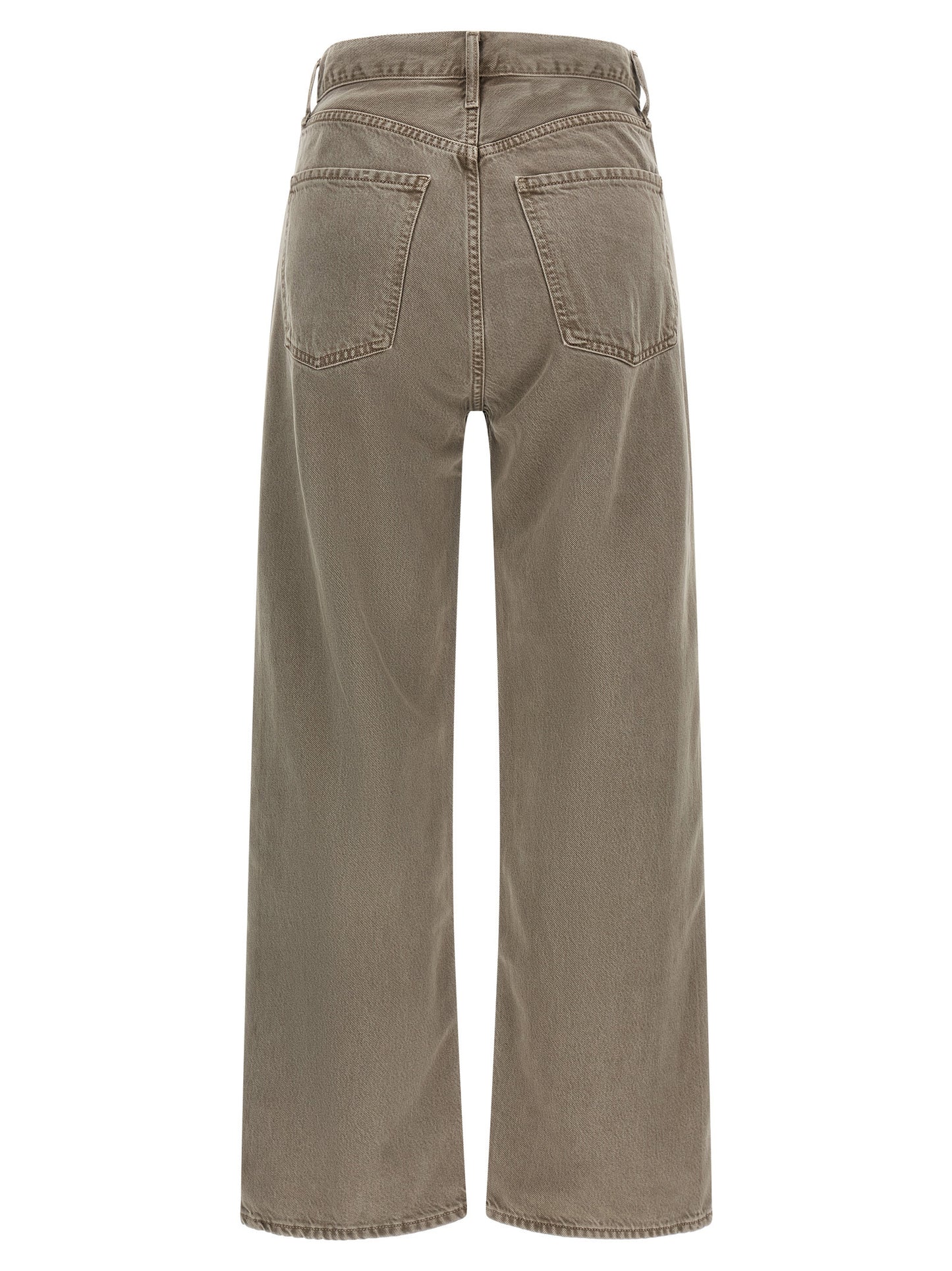 Agolde Brown Lyocell Relaxed Fit Jeans