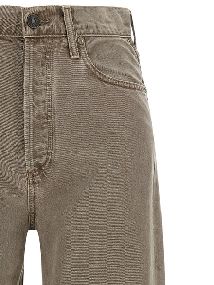 Agolde Brown Lyocell Relaxed Fit Jeans