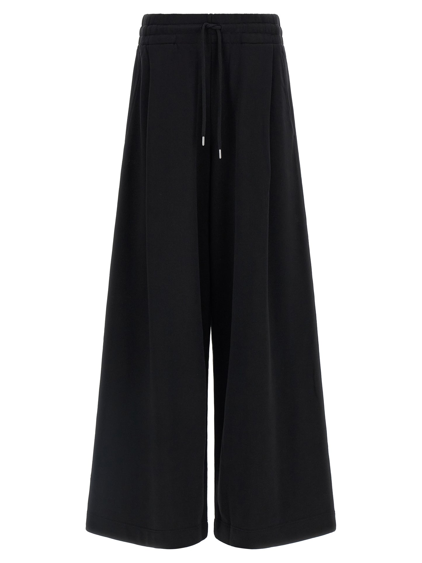 Dries Van Noten Black Cotton Athletic Pants