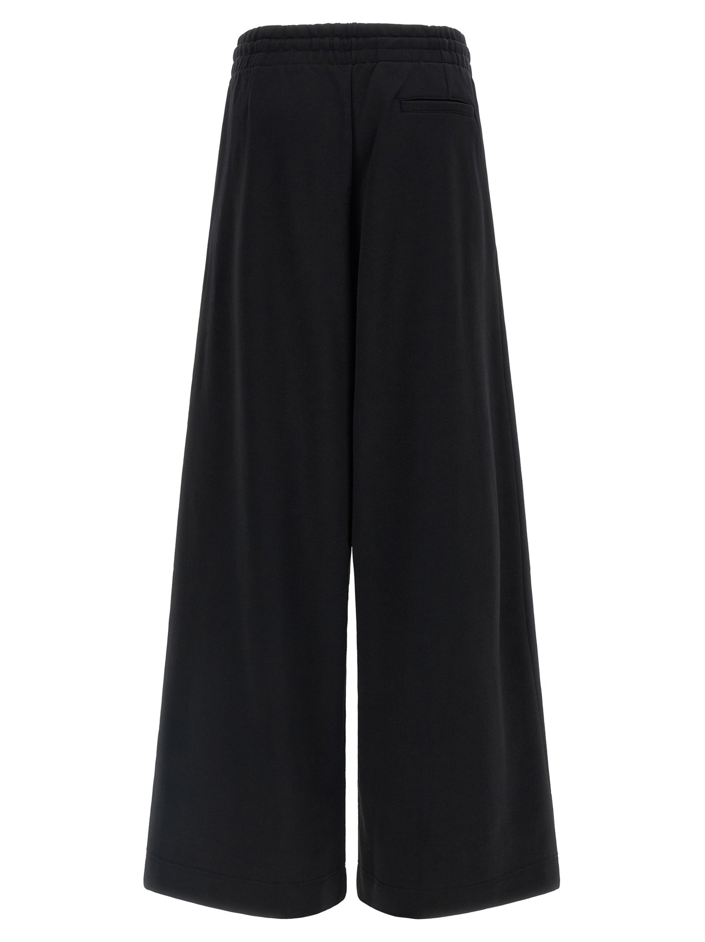 Dries Van Noten Black Cotton Athletic Pants
