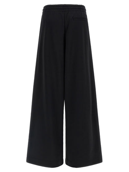 Dries Van Noten Black Cotton Athletic Pants