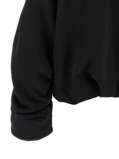 Dries Van Noten Black Cotton Hoodie