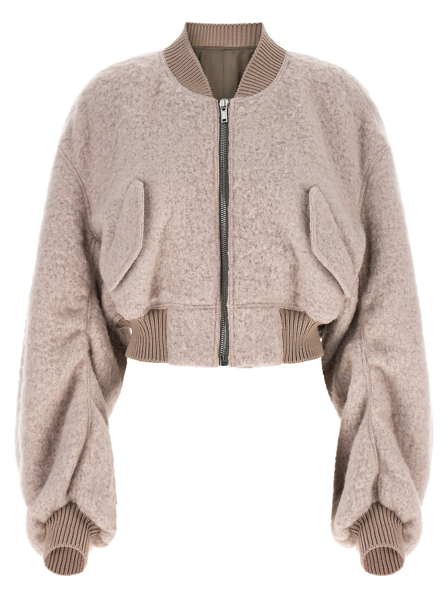 Rick Owens Multicolor Marabou Bomber