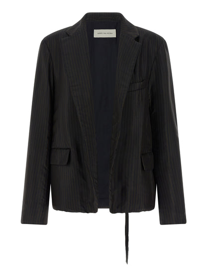 Dries Van Noten Brown Copper Blazer