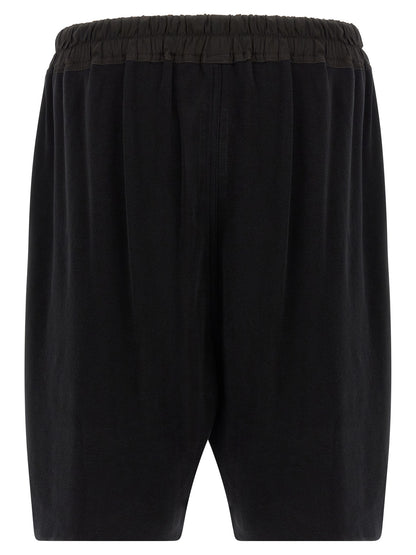 Bermuda Shorts by Rick Owens for men in cotton black & signature showcases a on trend silhouette, featuring a tailored wide with a classic short and sophisticated for a on trend finish.