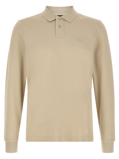Hugo Boss Beige Cotton Polo Shirt