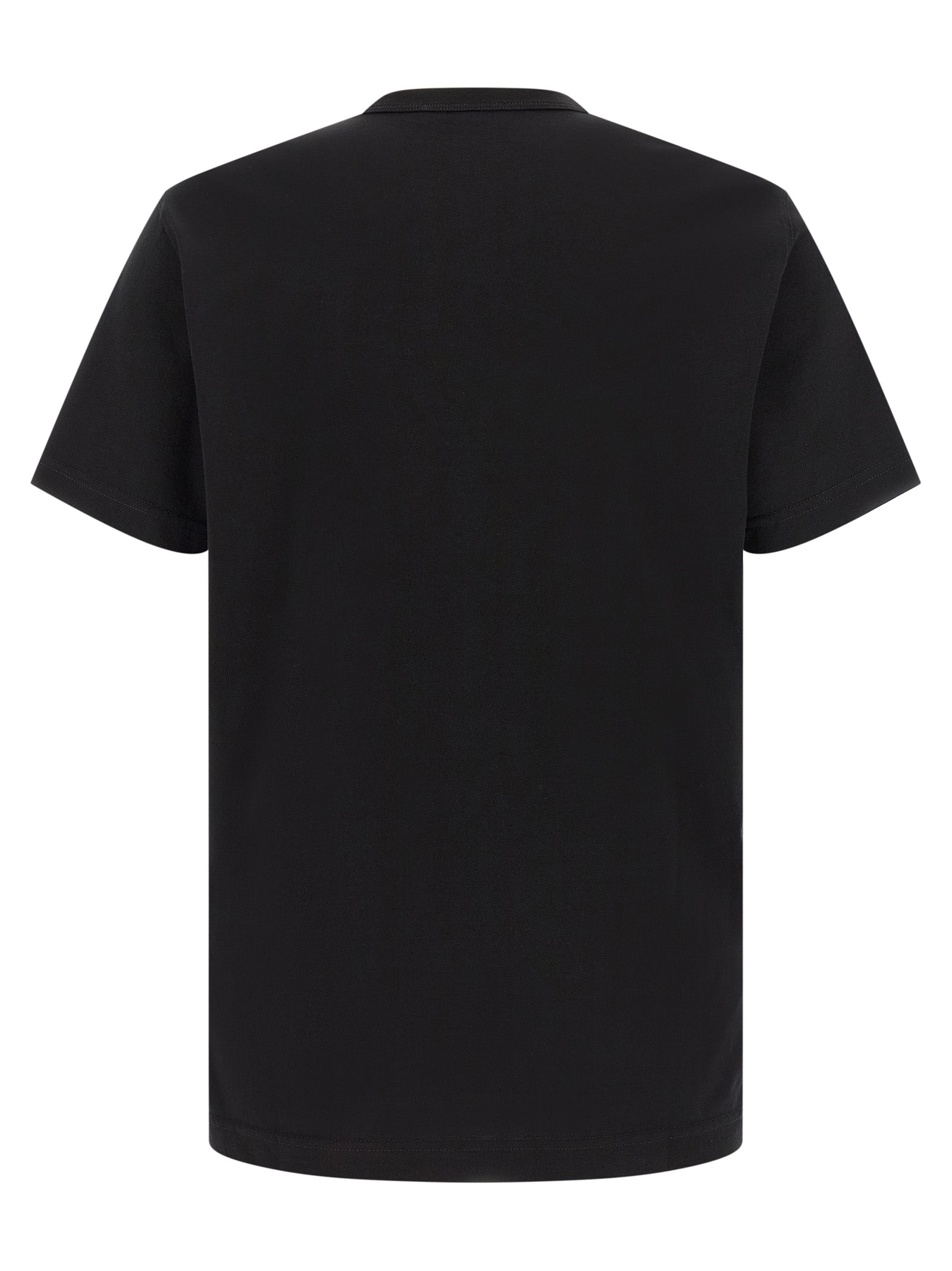 T-Shirt by Dolce & Gabbana for men in cotton black & white features an on trend silhouette, perfectly showcasing a on trend and crew neckline for an elevated aesthetic.