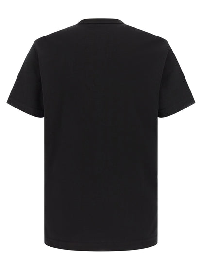 T-Shirt by Dolce & Gabbana for men in cotton black & white features an on trend silhouette, perfectly showcasing a on trend and crew neckline for an elevated aesthetic.
