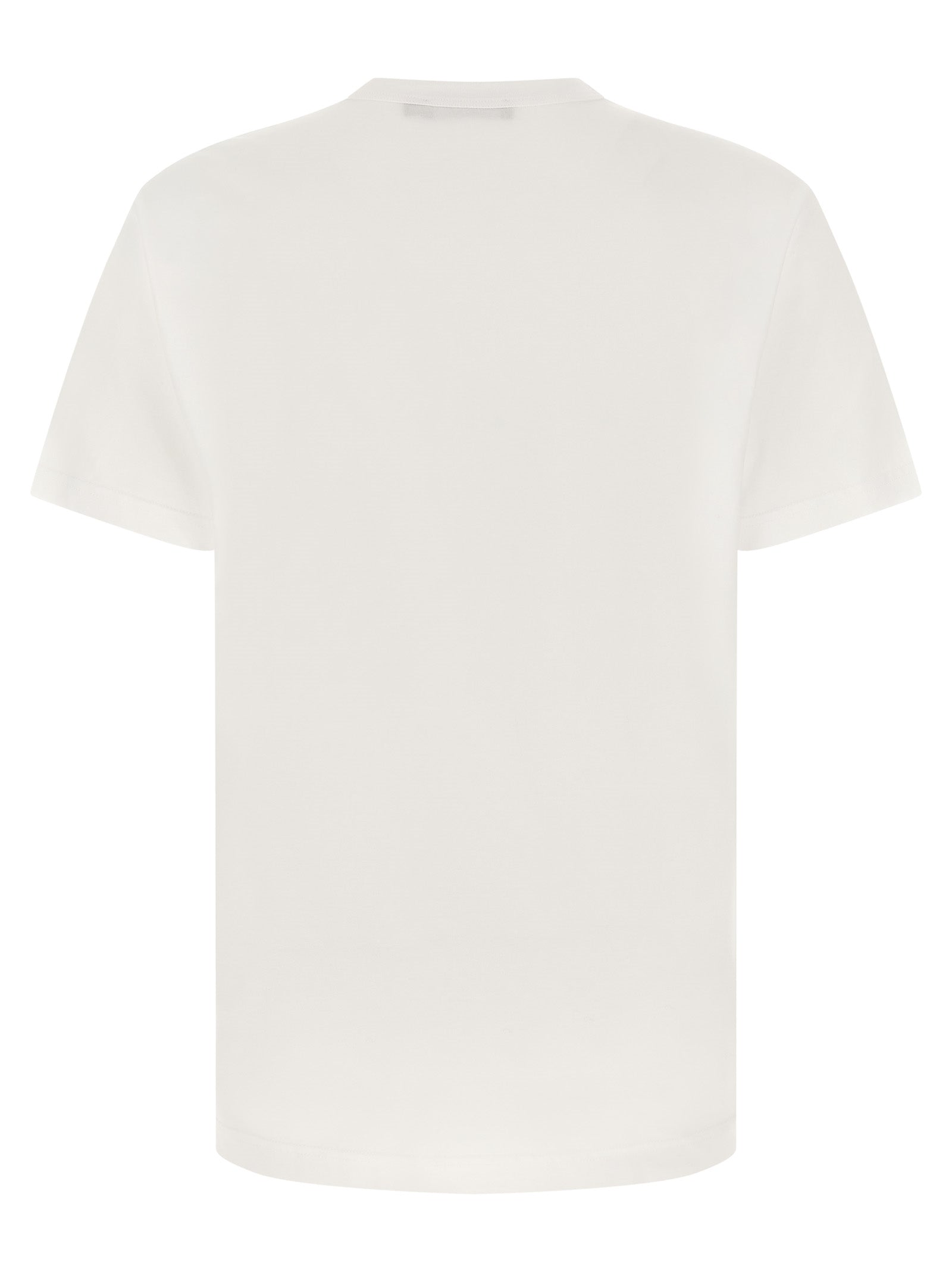 T-Shirt by Dolce & Gabbana for men in cotton white features an edgy silhouette, meticulously detailed with a sophisticated and crew neckline for a truly edgy finish.