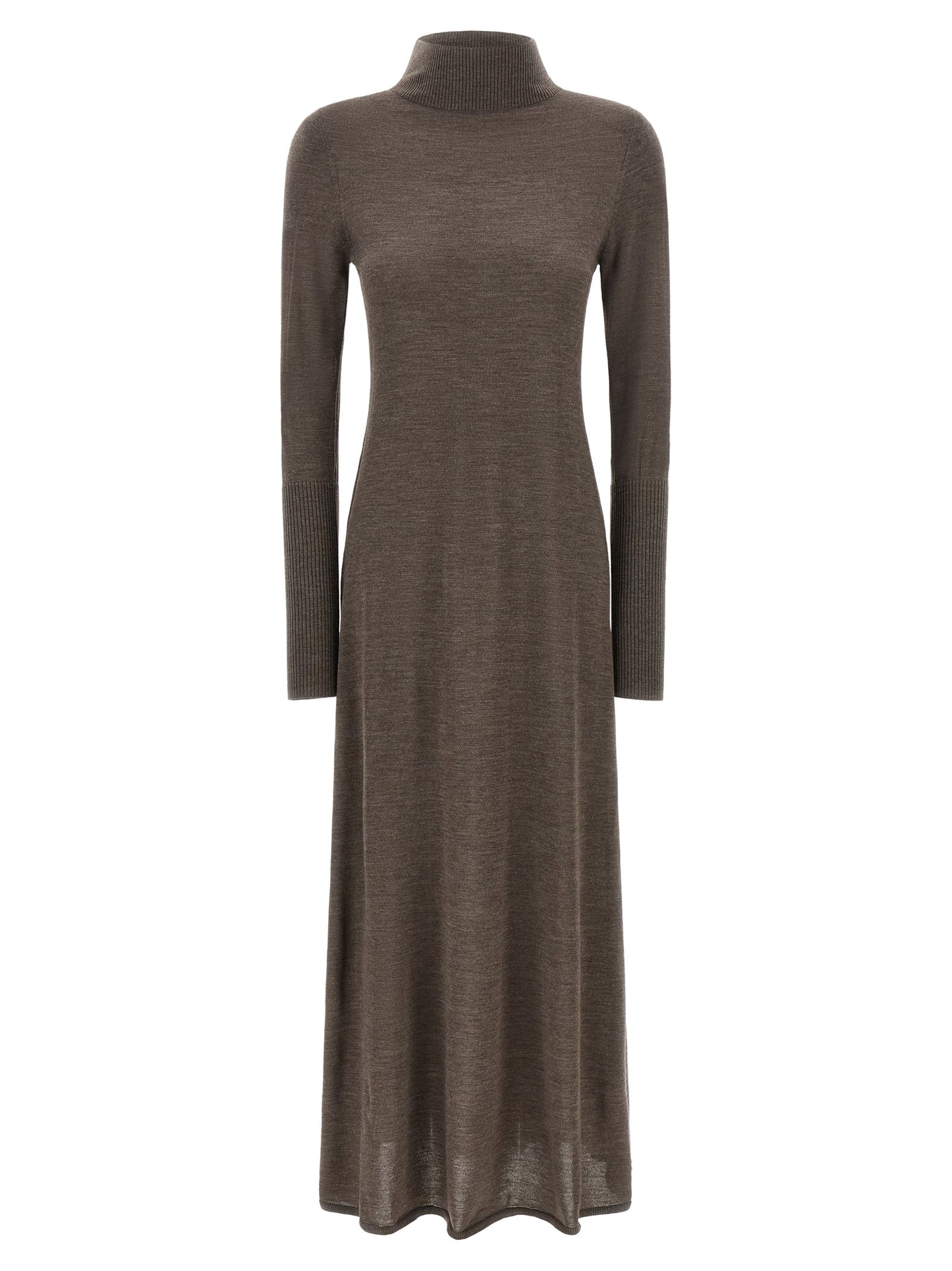 PINKO Beige Wool Long Dress