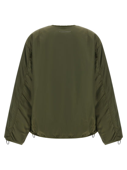 MM6 Maison Margiela Bicolor Polyamide Bomber