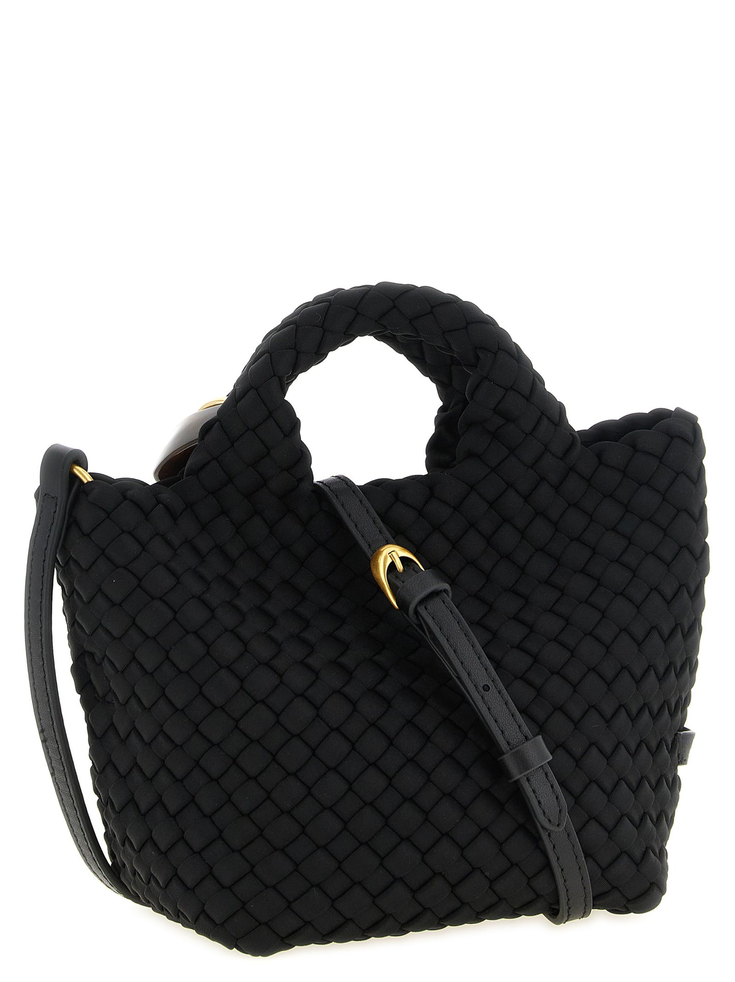 NAGHEDI Black Nylon Handbag