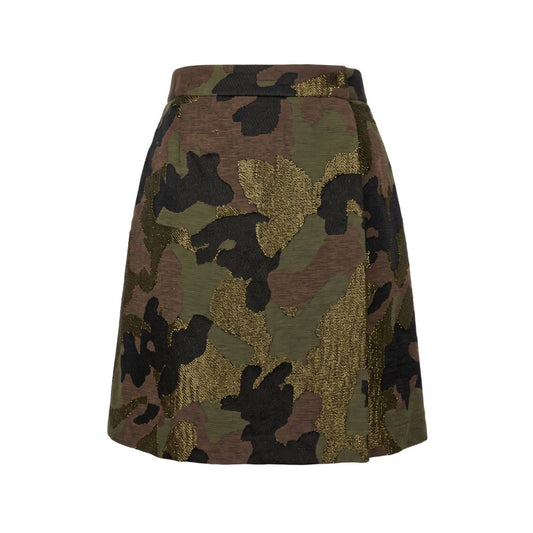 Trussardi Jeans Black Cotton Women Skirt