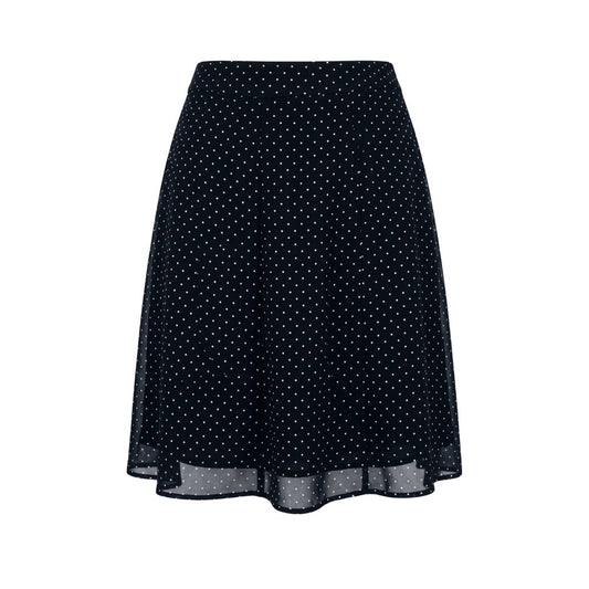 Trussardi Jeans Black Viscose Women Skirt