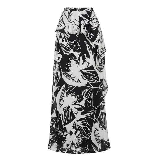 Trussardi Jeans Black Polyester Women Skirt