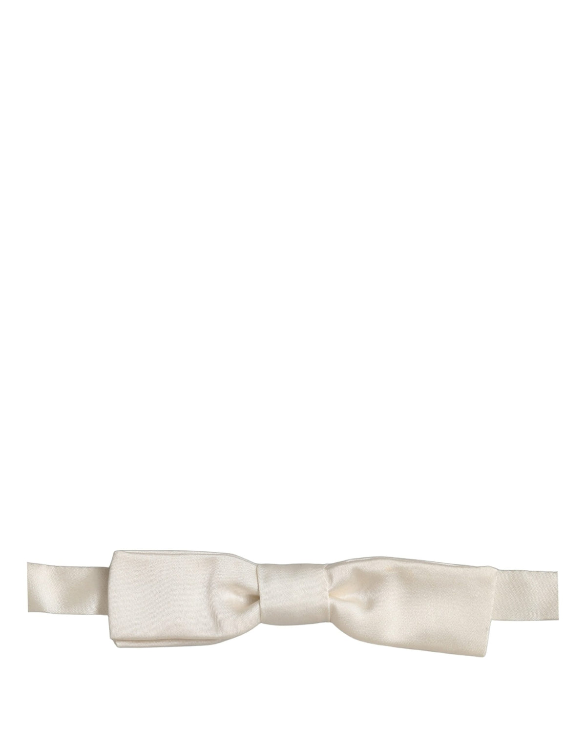 Dolce & Gabbana Silk Satin Necktie - Black White