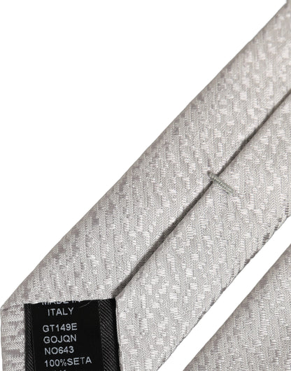 Dolce & Gabbana Silk Necktie - Gray