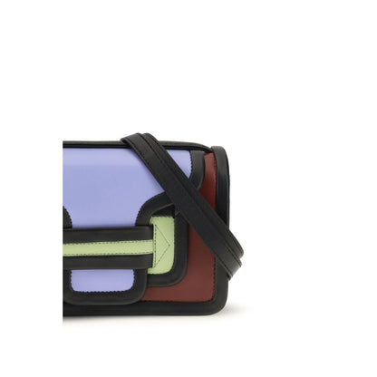 Pierre Hardy Alpha Bos Taurus Calf Leather Large Shoulder Flap Bag - Multicolor