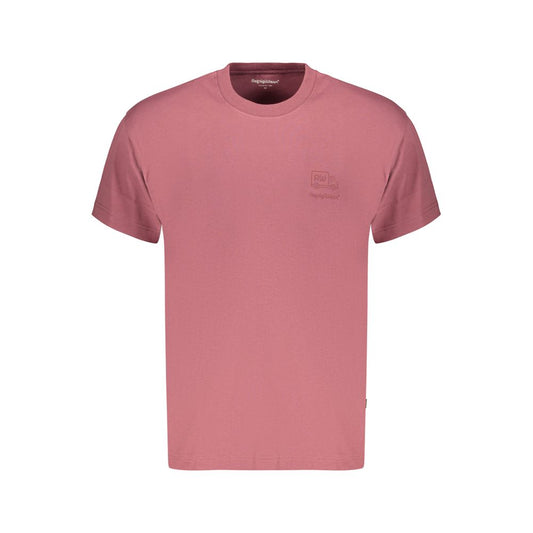 T-Shirt by Refrigiwear for men in cotton purple, violet, signature & print showcases a unassuming silhouette, artfully detailed with a refined crew neckline and unassuming for a sophisticated, contemporary look.
