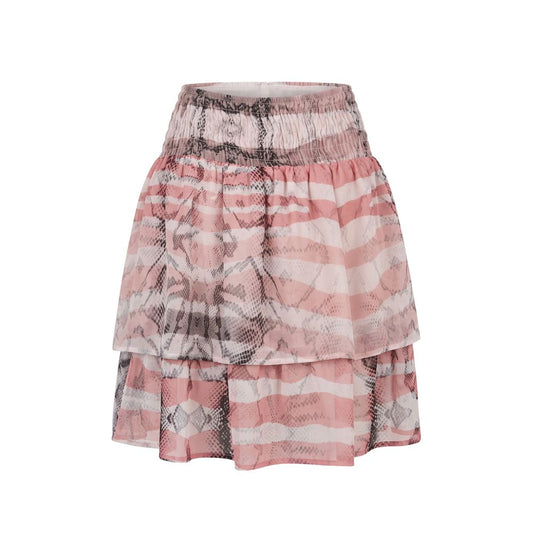 Trussardi Jeans Pink Polyester Women Skirt