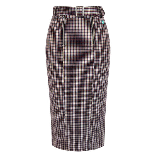 Trussardi Jeans Black Cotton Women Skirt