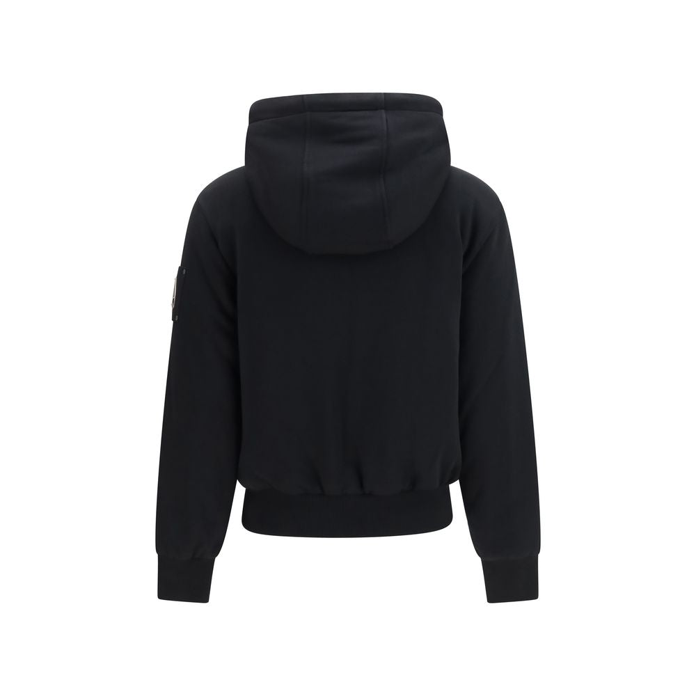 Moose Knuckles Black Cotton Sweatshirt