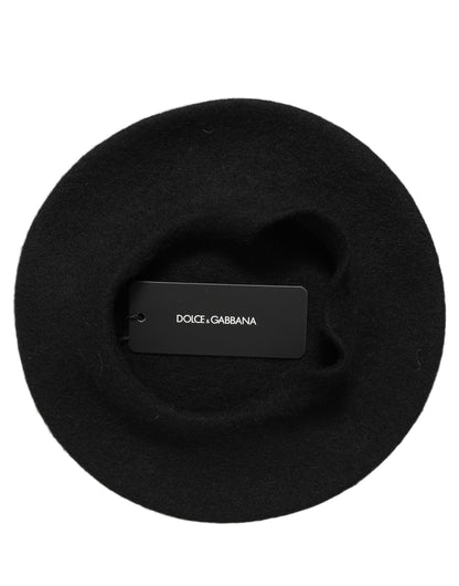 Dolce & Gabbana Cashmere Beret - Black