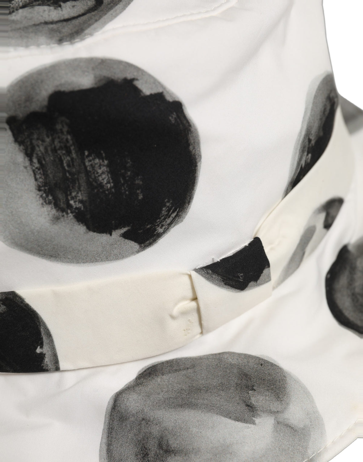 Dolce & Gabbana Cotton Bucket Hat - Black White Patterned Signature