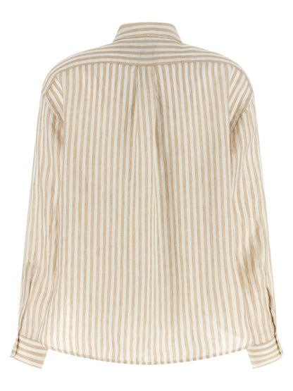 Polo Ralph Lauren Beige Linen Blouse